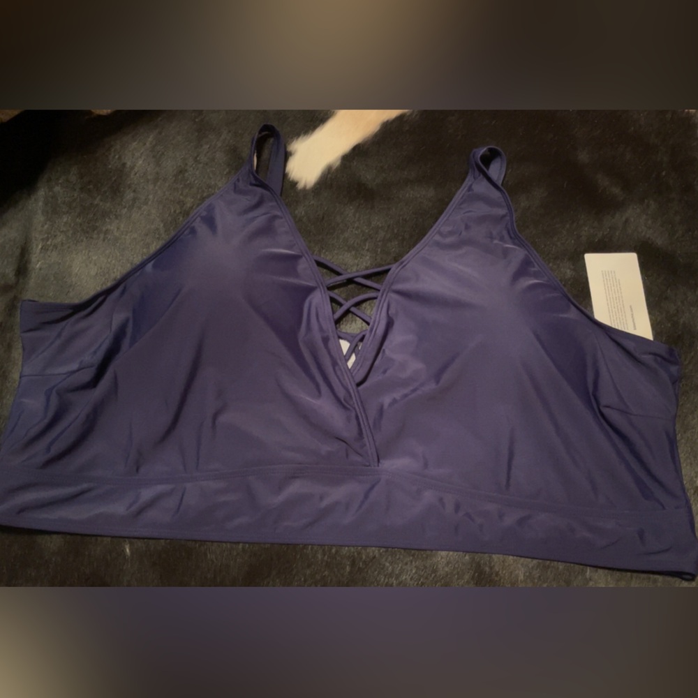 NWT Plus Bloomchic Swim top SZ 30